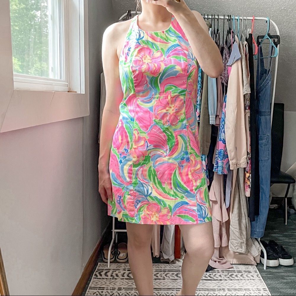 Lilly Pulitzer Grayes Shift Dress So A Peeling 6
